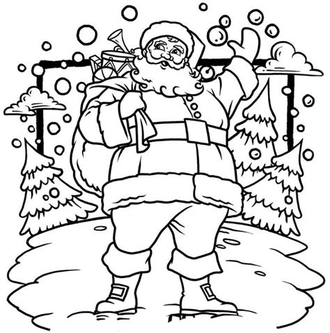 Free Printable Santa Claus Coloring Pages For Kids | Santa coloring pages, Christmas coloring ...