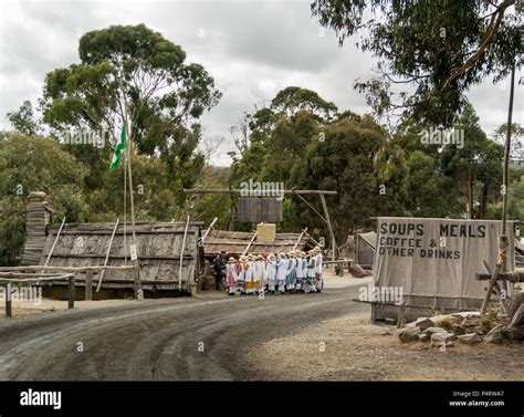 Sovereign Hill is an open air museum in Golden Point, a suburb of ...