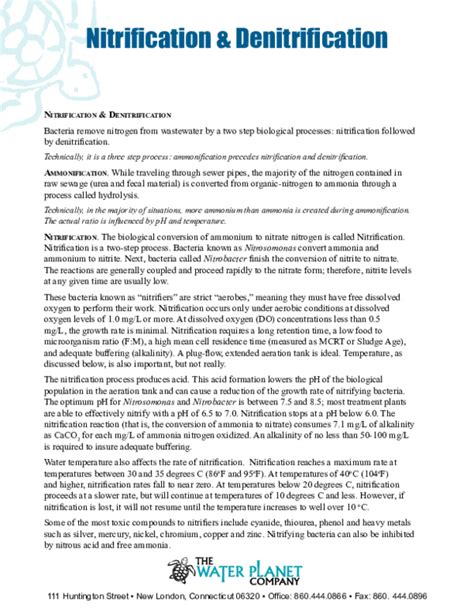 (PDF) Nitrification & Denitrification | jefferson perlas - Academia.edu