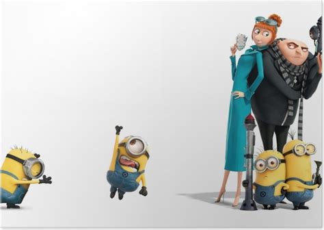 Poster Minions, Lucy & Gru - PIXERS.NET.AU