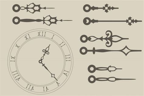 Clock hands vector Vector Art Stock Images | Depositphotos