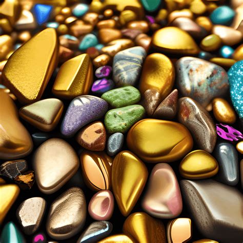 Shiny Stones Piled Graphic · Creative Fabrica