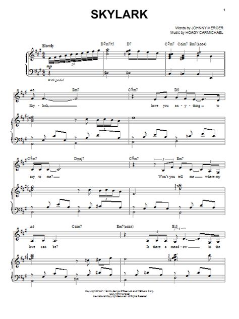 Skylark | Sheet Music Direct