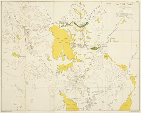 Sketch Map of the Lake Eyre Basin Showing the Route of the Lake Eyre Expedition 1901-2 ...