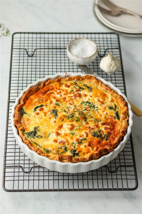 Spinach and Feta Quiche - The Last Food Blog