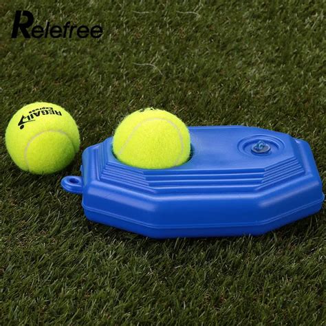 Tennis Ball Training Practice Base Trainer Tool For Beginners Plastic Blue-in Tennis Accessories ...