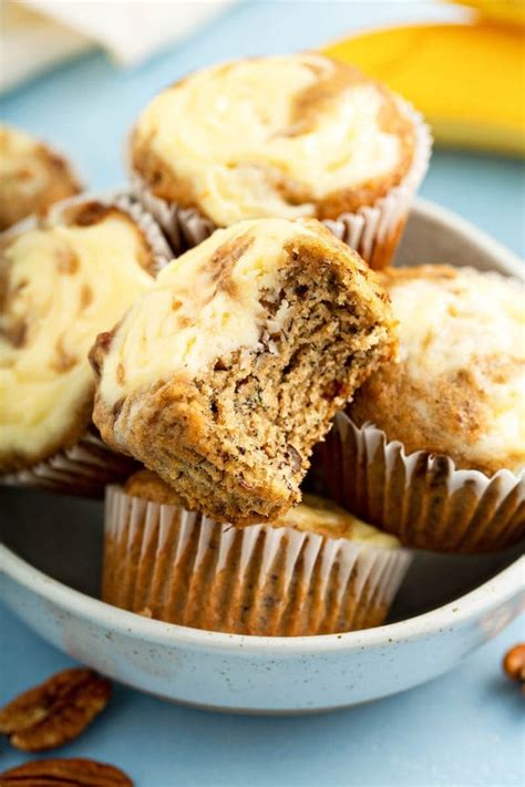 Banana Cream Cheese Muffins