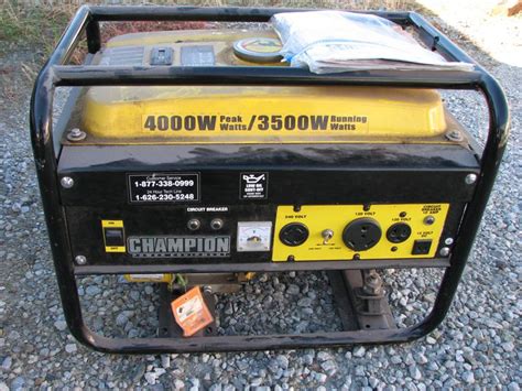 West Auctions - Auction: Happy Camper RV in Redding, California ITEM: Champion 4000 Watt Generator