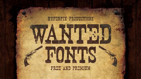 60+ Best Wanted Fonts (FREE / Premium) 2024 | Hyperpix