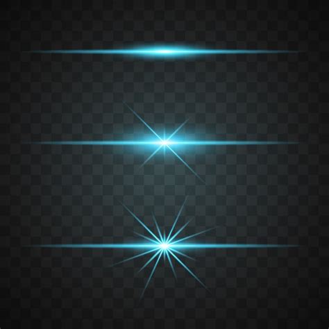 Free Vector | Blue lights collection