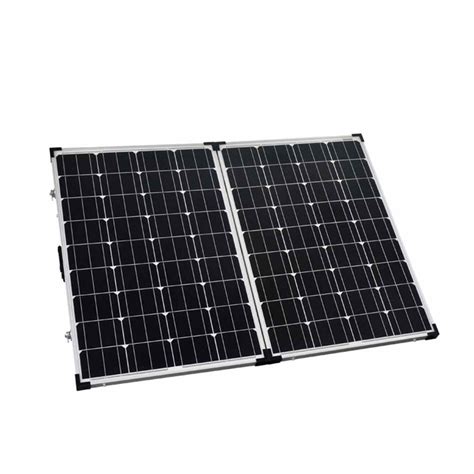 Hinergy Folding Camping Solar Panels 100 Watt 2x50W for RV Boat Caravan ...