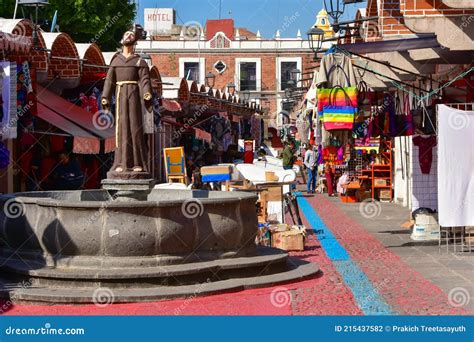 El Parian Market in the Historic Center of Puebla, Mexico Editorial ...