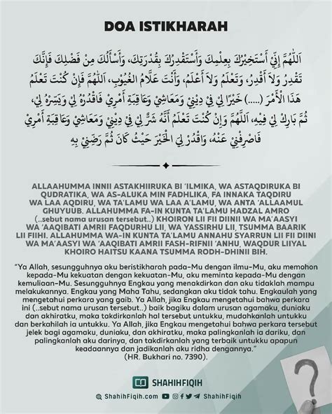 Doa Istikharah - Homecare24