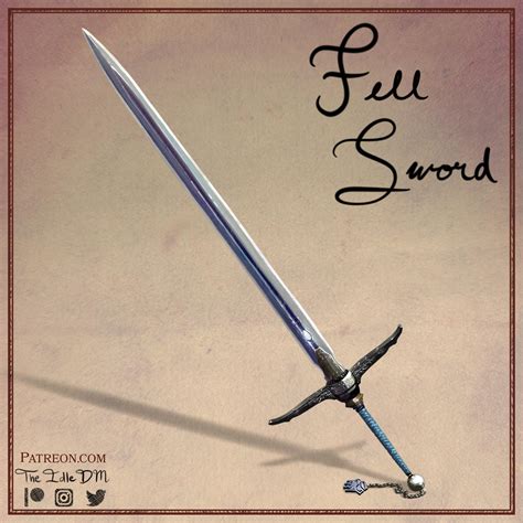 [OC] [Art] Fell Sword — Magic greatsword channeling the erratic power of lightning and thunder ...