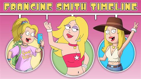 The Complete Francine Smith American Dad Timeline - YouTube