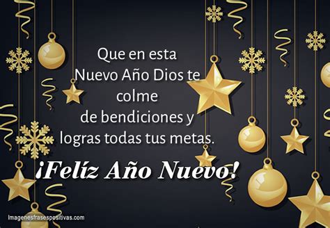 Frases de año nuevo _ Dios te colme de bendiciones y logras todas tus metas - Imágenes y Frases ...