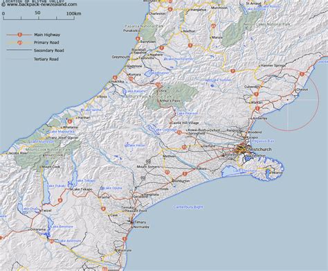 Where is Blythe Valley? Map - New Zealand Maps