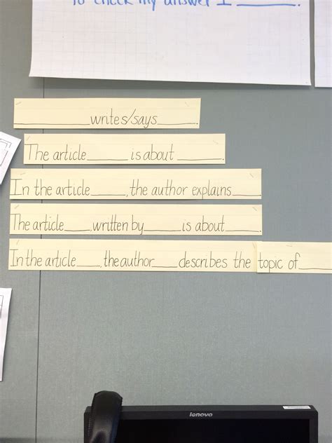 Sentence frames for using evidence in writing | Teaching writing, Middle school writing, Article ...