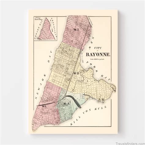 Bayonne Travel Guide: Map Of Bayonne - TravelsFinders.Com