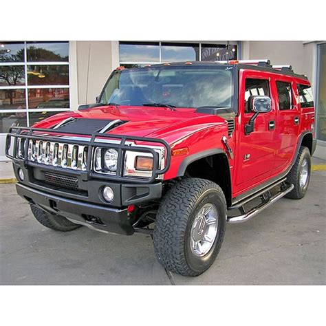 Hummer H2 2003-06 Black Front Grille Guard - 11435626 - Overstock.com Shopping - Big Discounts ...