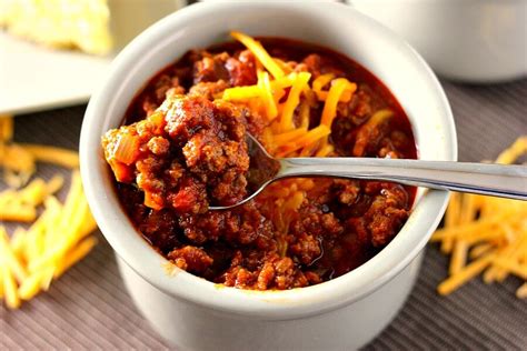 Slow Cooker Chili Recipe (No Beans!) - Pumpkin 'N Spice