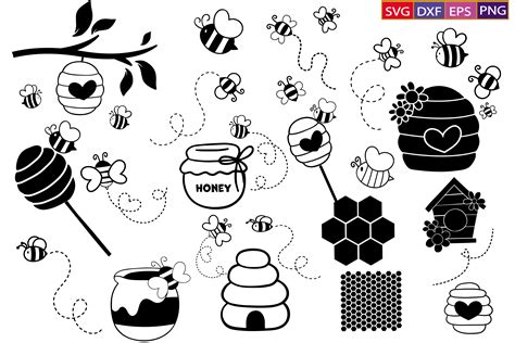 Honey Bee Svg Bee Happy Bee Topper Bee Clipart Cricut - vrogue.co