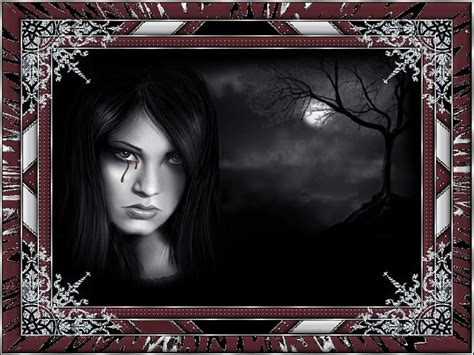 720P Free download | GOTHIC MOON, gothic, moon, tears, face, blood, female HD wallpaper | Pxfuel