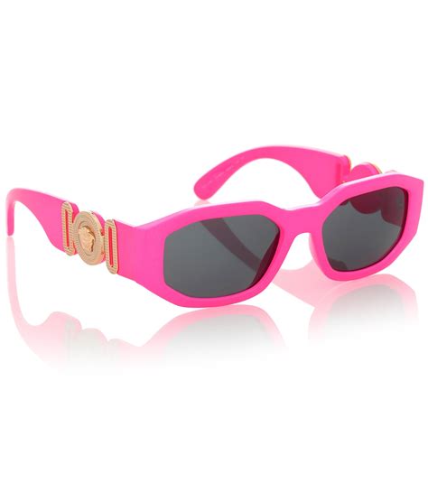 Versace Medusa Biggie Sunglasses in Pink - Lyst