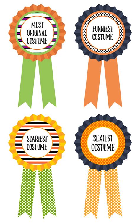 Halloween Awards Categories