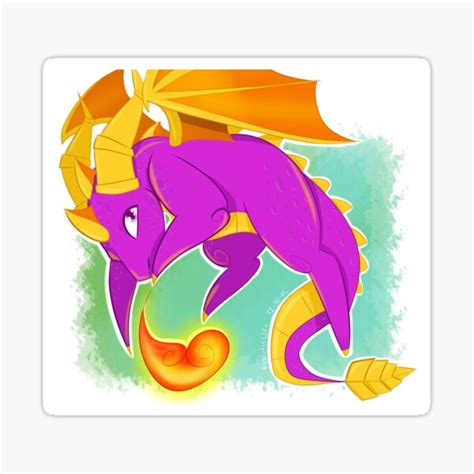 "Spyro" Sticker by KhaoticVex | Redbubble