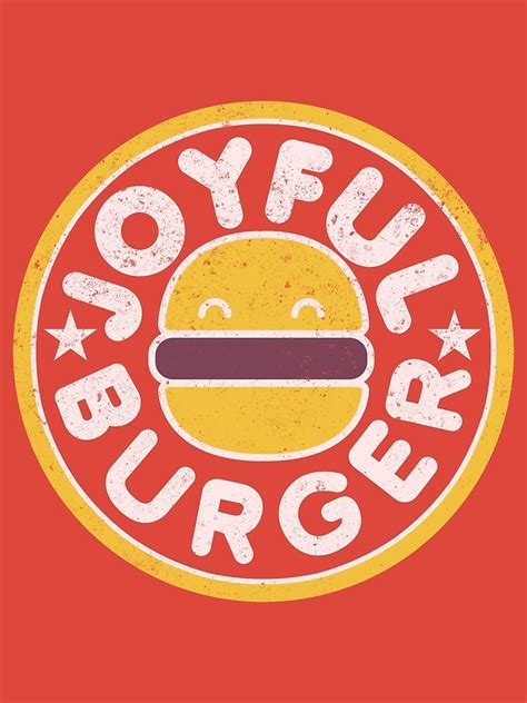 "Joyful Burger" Poster for Sale by Chrisjamesevans | Redbubble