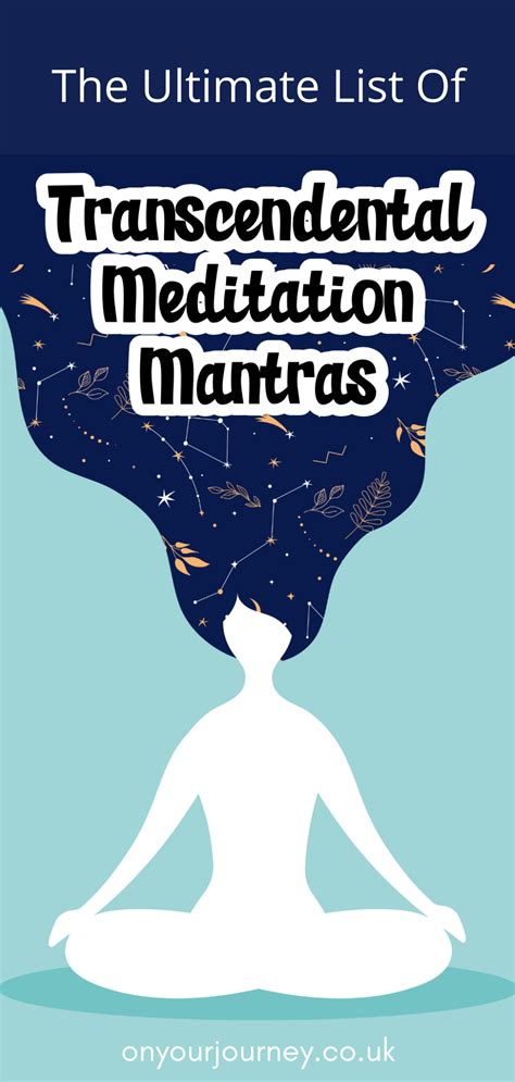 The Ultimate List of Transcendental Meditation Mantras - On Your Journey