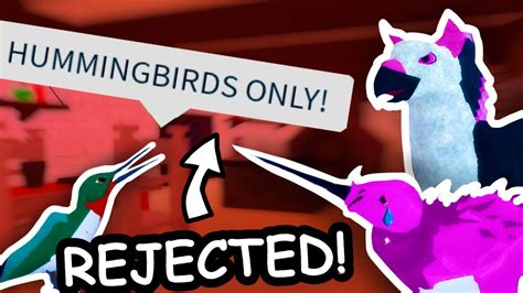 GETTING REJECTED! on Feather Family Roblox - YouTube