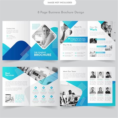 Premium Vector | Company profile brochure template