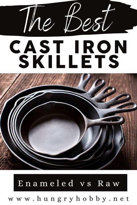 The 5 Best Cast Iron Pans (Raw vs. Enameled Cast Iron) - Hungry Hobby