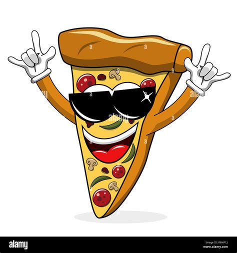 Pizza cartoon hi-res stock photography and images - Alamy