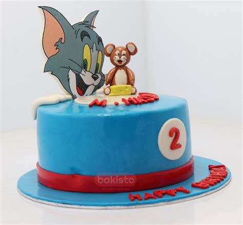 Customized Tom And Jerry Theme Birthday Cake By Bakisto