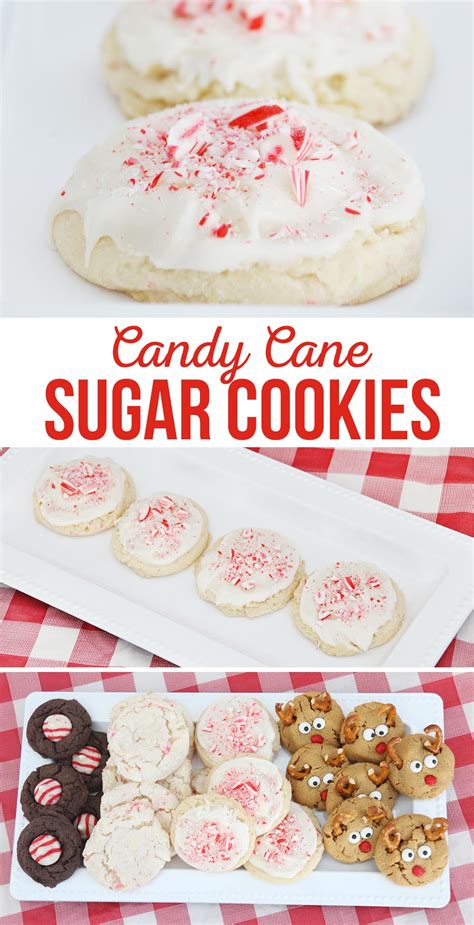 Candy Cane Sugar Cookies - The Crafting Chicks