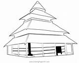 Free Hindu Temples Coloring Pages Sketch Page sketch template