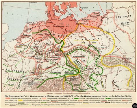 1000-50bce | germanic tribes | Germanic tribes, Map, Vintage world maps