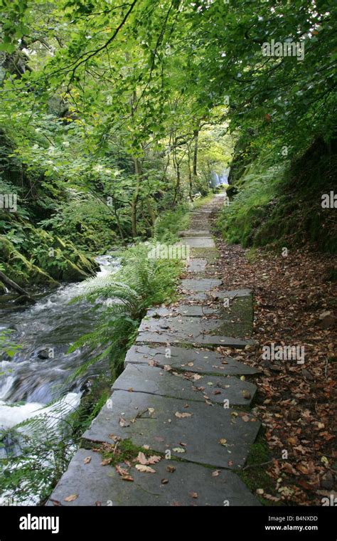 Llanberis waterfall hi-res stock photography and images - Alamy