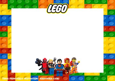 Lego Template Free