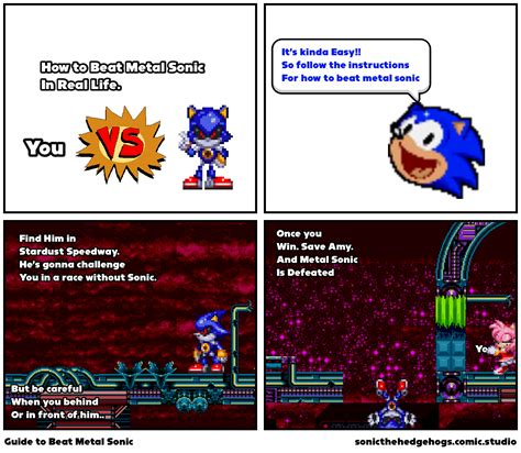 Guide to Beat Metal Sonic - Comic Studio