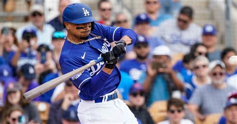 Mookie Betts makes exhibition debut in Dodgers victory over Cubs - Los ...