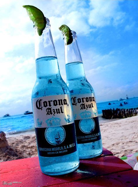 Corona Blue - www.Worth1000.com Contests | Beer, Corona beer bottle, Corona