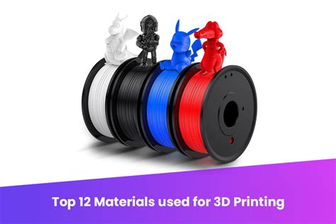 TOP 12 MATERIALS USED FOR 3D PRINTING - MAKENICA