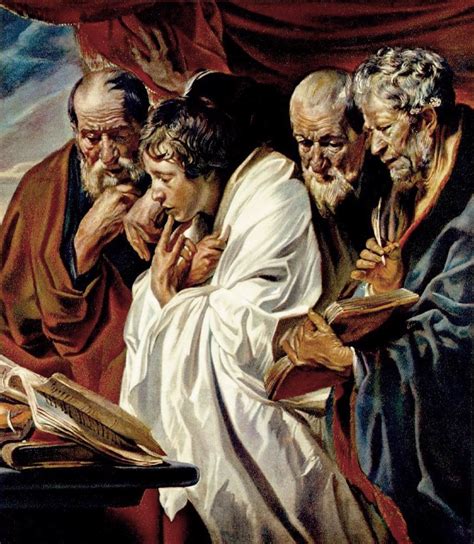 Paintings Reproductions The Four Evangelists, 1620 by Jacob Jordaens ...