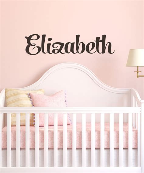 Love this personalized wall decal for a nursery. | Nursery decals girl, Baby wall decals, Girl ...