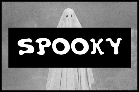 Spooky Font | Jammycreamer | FontSpace