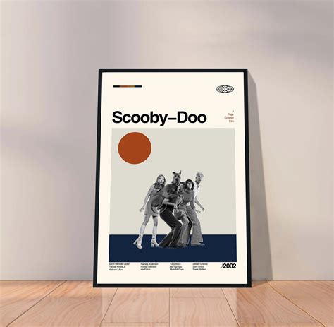 Scooby Doo Poster - Scooby Doo Movie Poster - Retro Poster